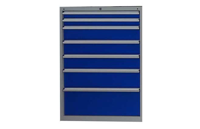 7 Drawer Cabinet - Blue - DMD Storage Group