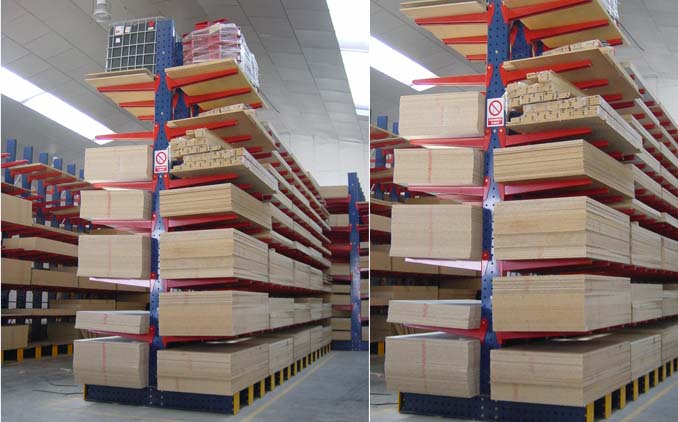 Cantilever Racks With Boards - DMD Storage Group