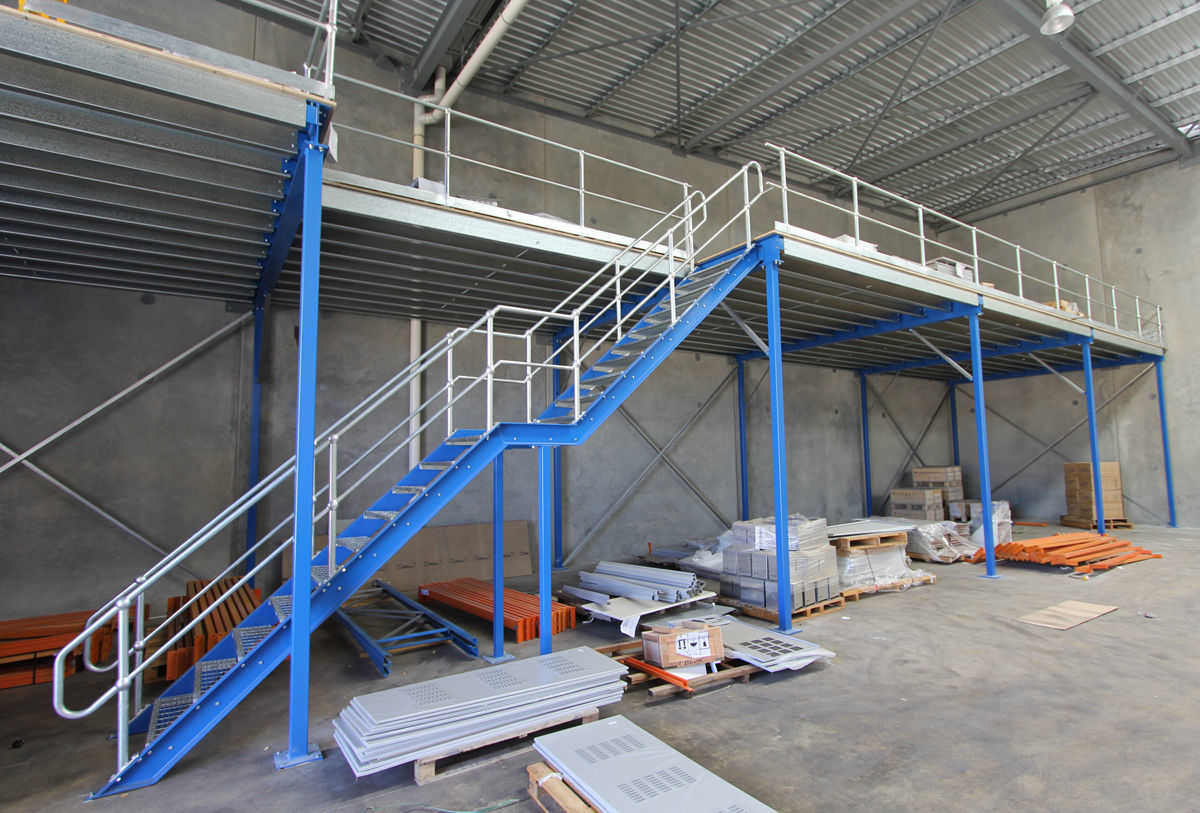 Mezzanine Floors Perth - 2nd Hand Used - DMD Storage Group 