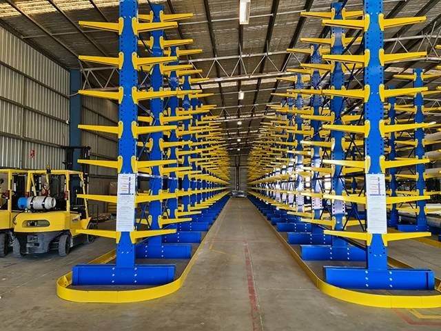 Cantilever Racking Blue Yellow