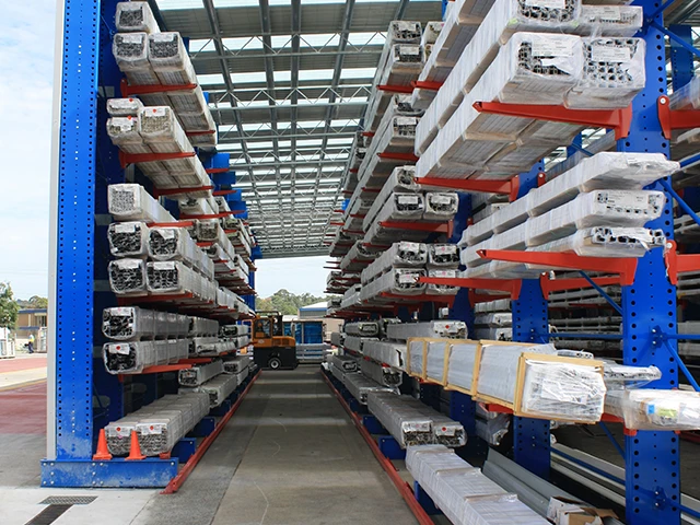 Cantilever Racking In Use