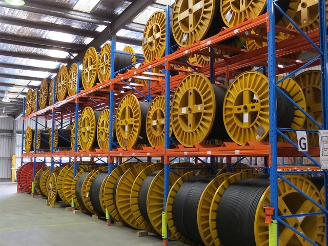 Racking For Large Cable Wheels