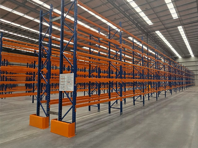Rows of Pallet Racking